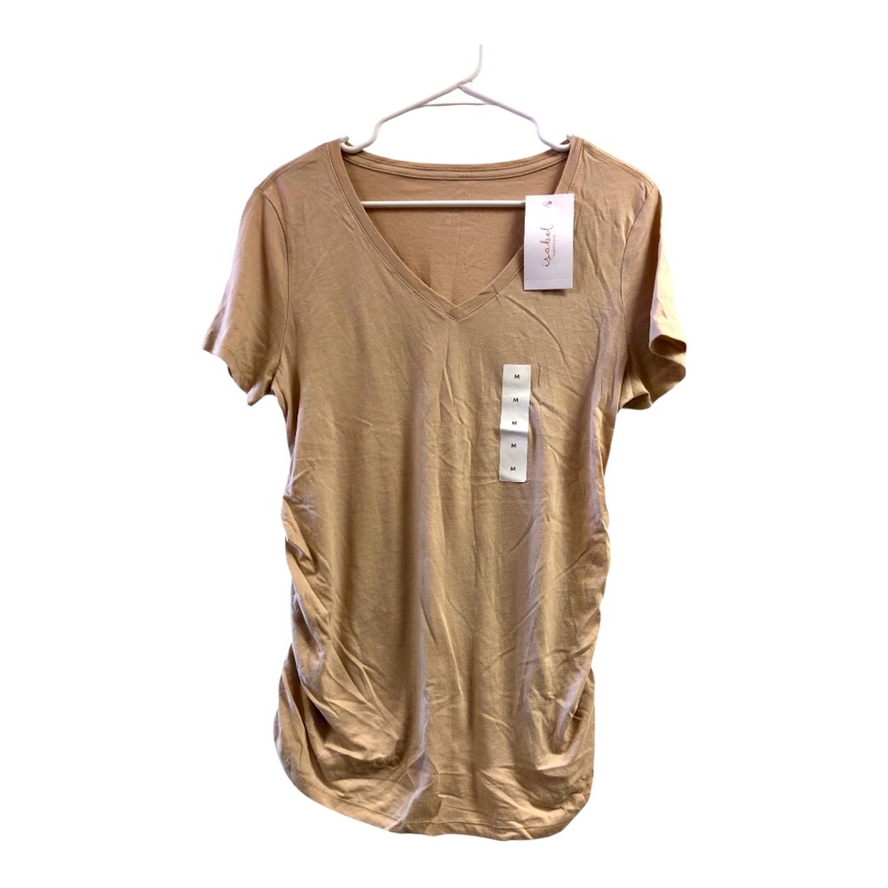 Short Sleeve V-Neck Maternity T-Shirt